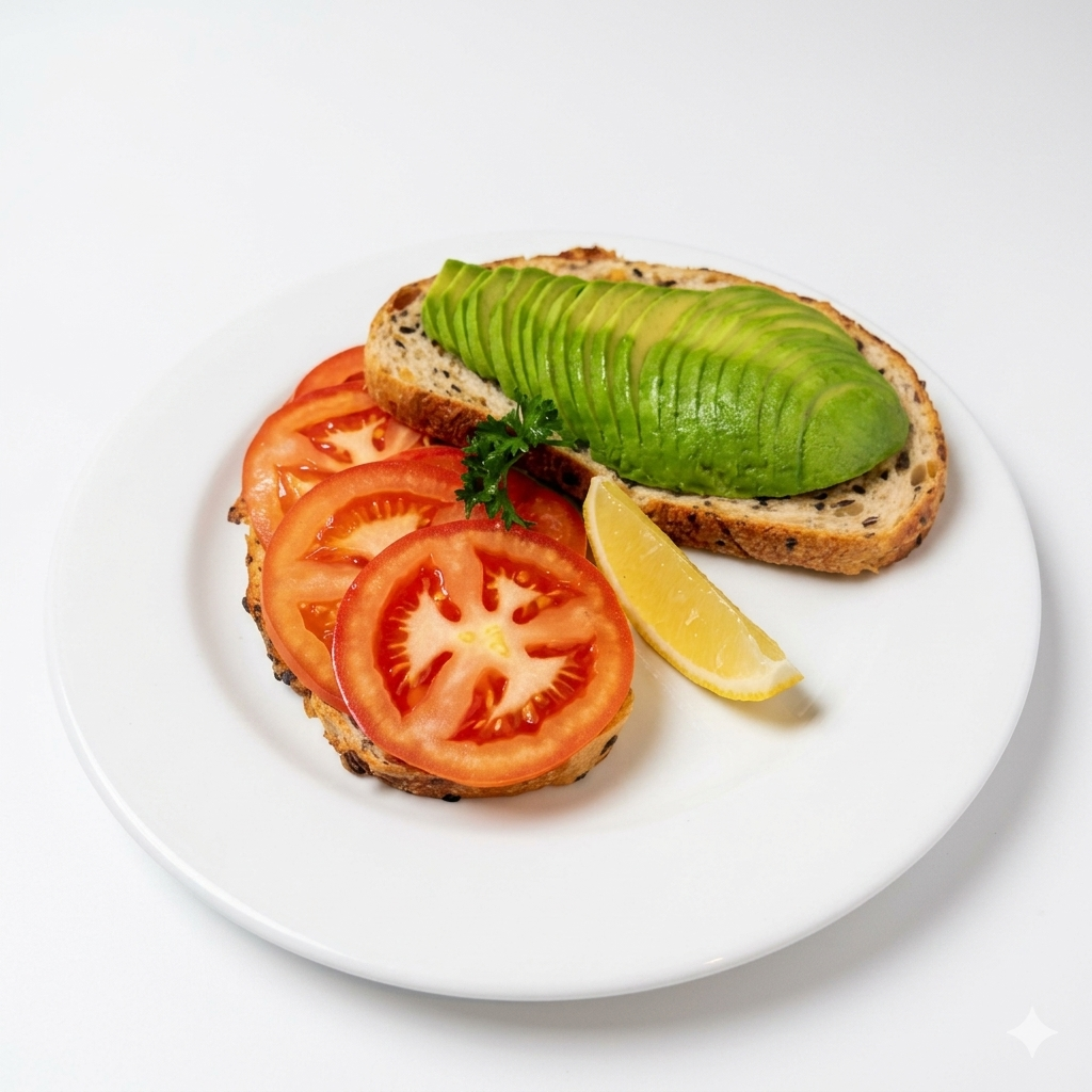 Avocado and Fresh Tomato