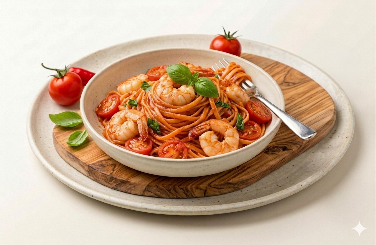 Prawn Linguine