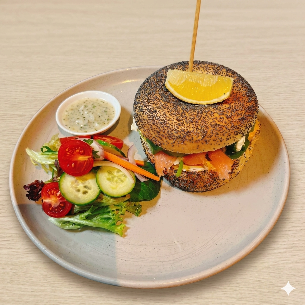 Smoked Salmon Bagel